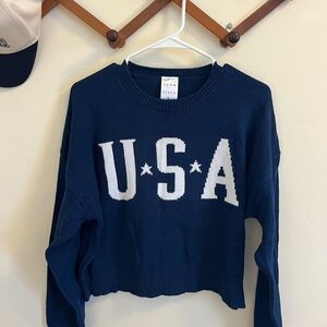 Serra Navy Blue USA Sweater